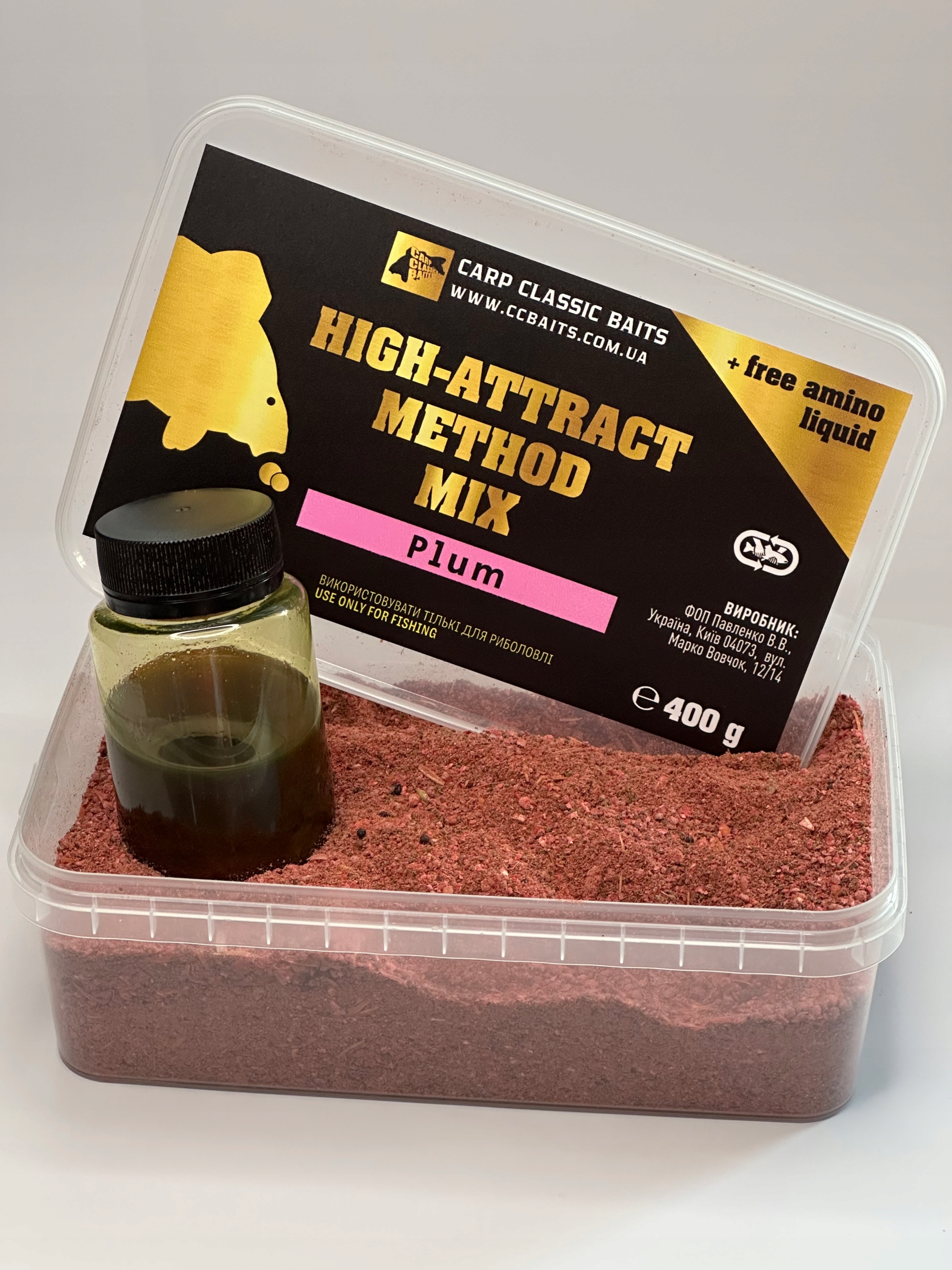 Method MIX Carp Classic Baits 400g Liquid Plum Śliwka