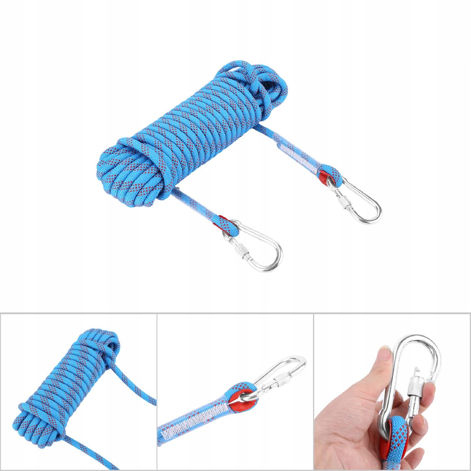 LINA WSPINACZKOWA STATYCZNA LINKA 12mm 20m NIEBIESKI