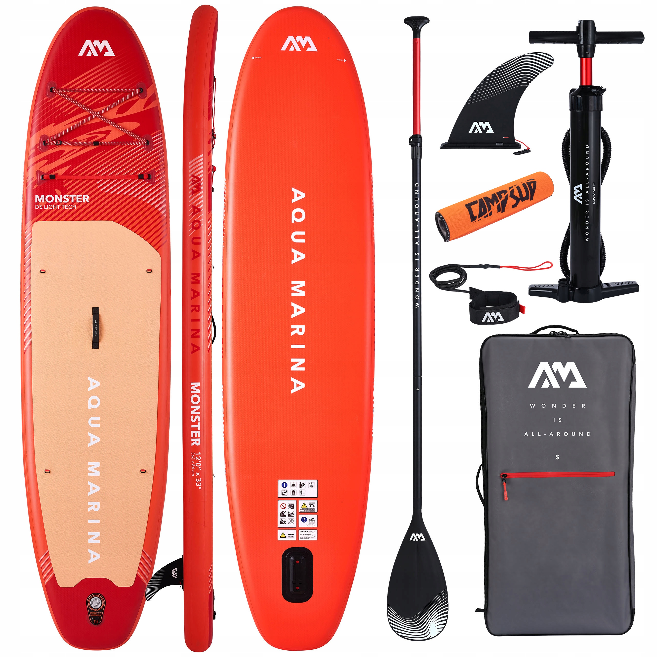 Deska Sup Pompowana Aqua Marina Monster 12'0" 2026 Bojka Do Wiosła