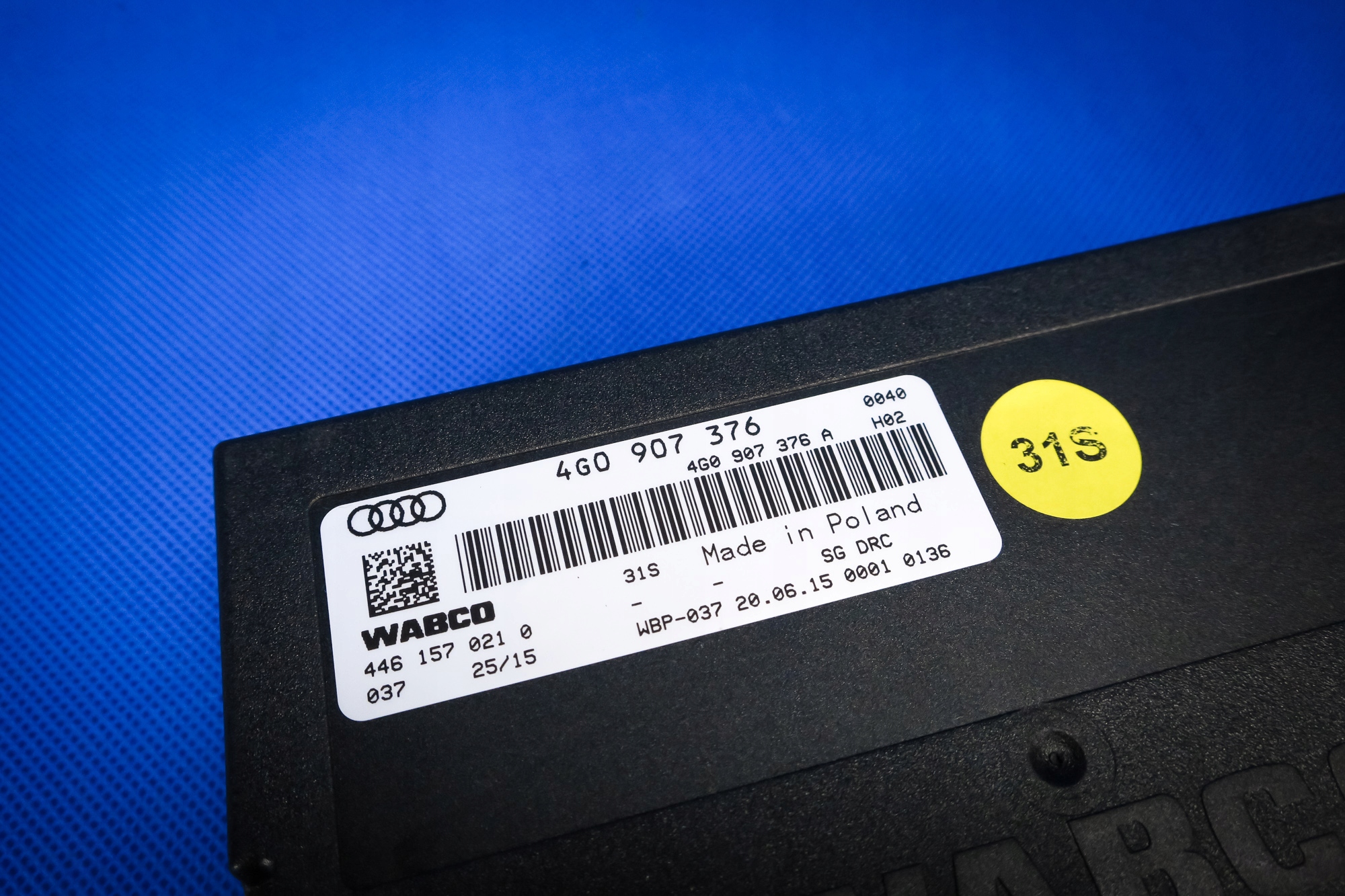 Bedienteil der Stoßdämpfer Audi RS6 4G RS7 4G0907376