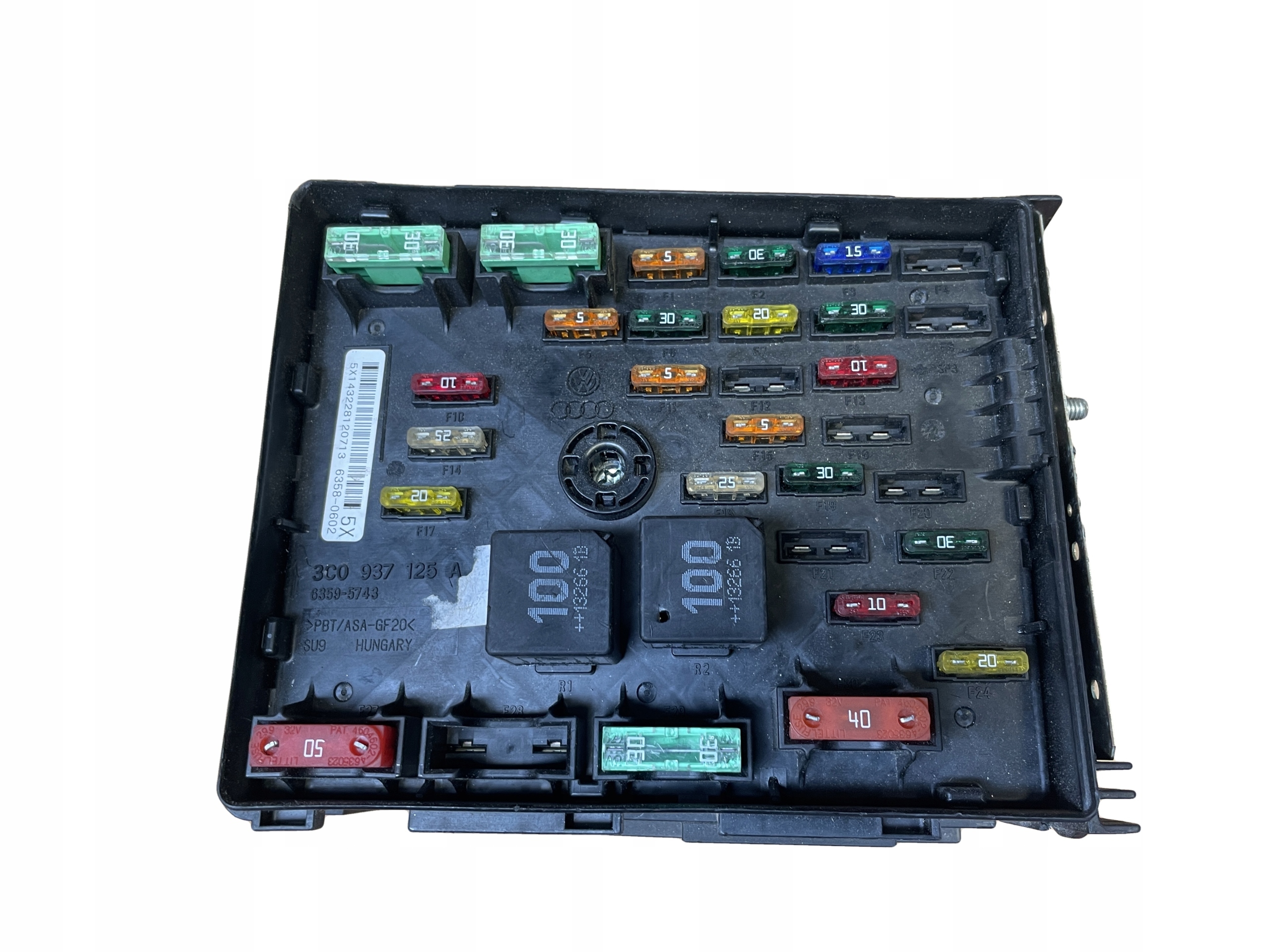 AUDI VW Module fusibles 3C0937125A
