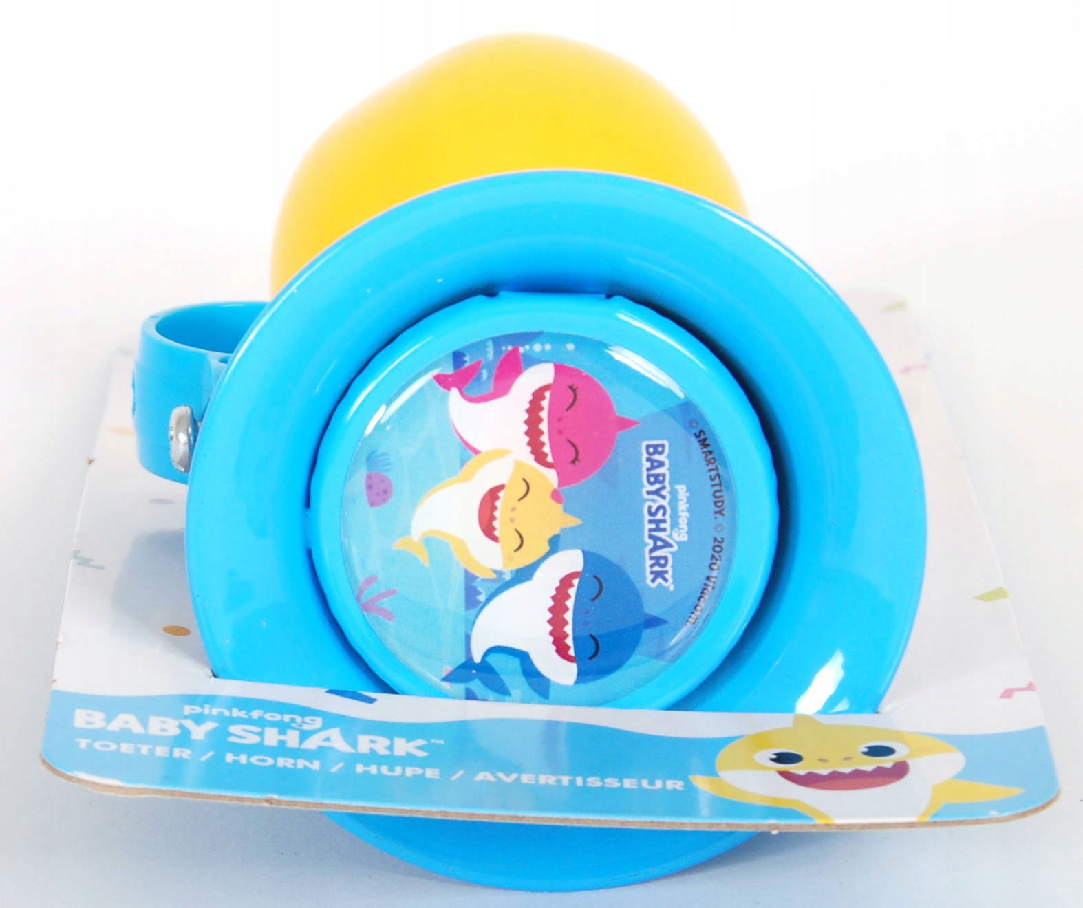 BABY SHARK TRĄBKA ROWEROWA DZWONEK PISZCZAŁKA EAN (GTIN) 8715347009570