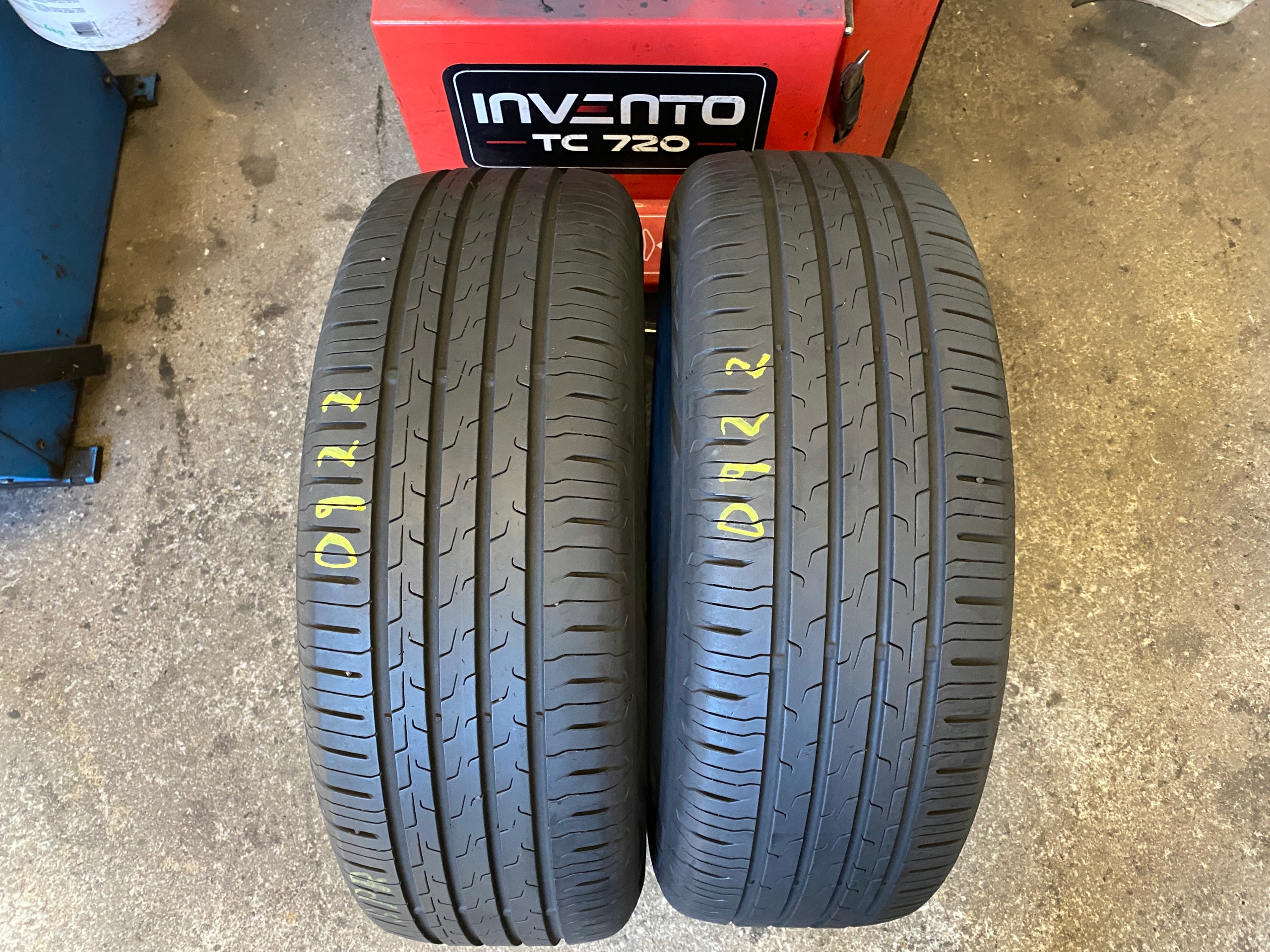 2 tyres summer 215/60R16 Continental EcoContact 6 6mm 2022r