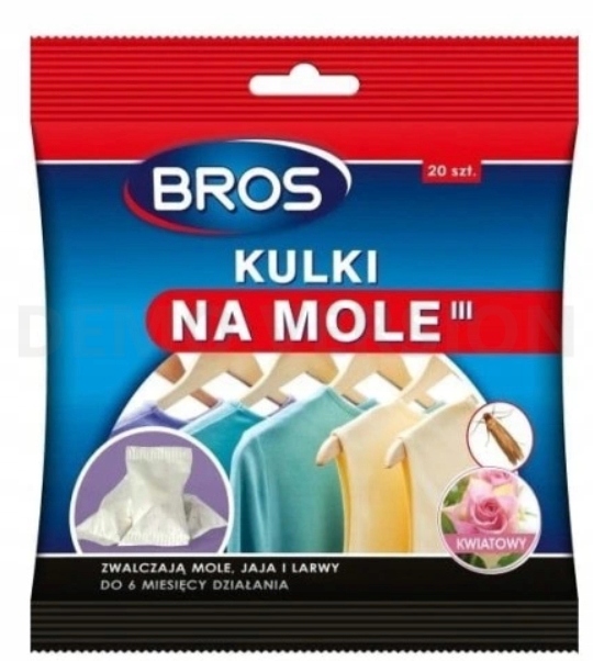 

Bros kulki kwiatowe na mole 20 szt