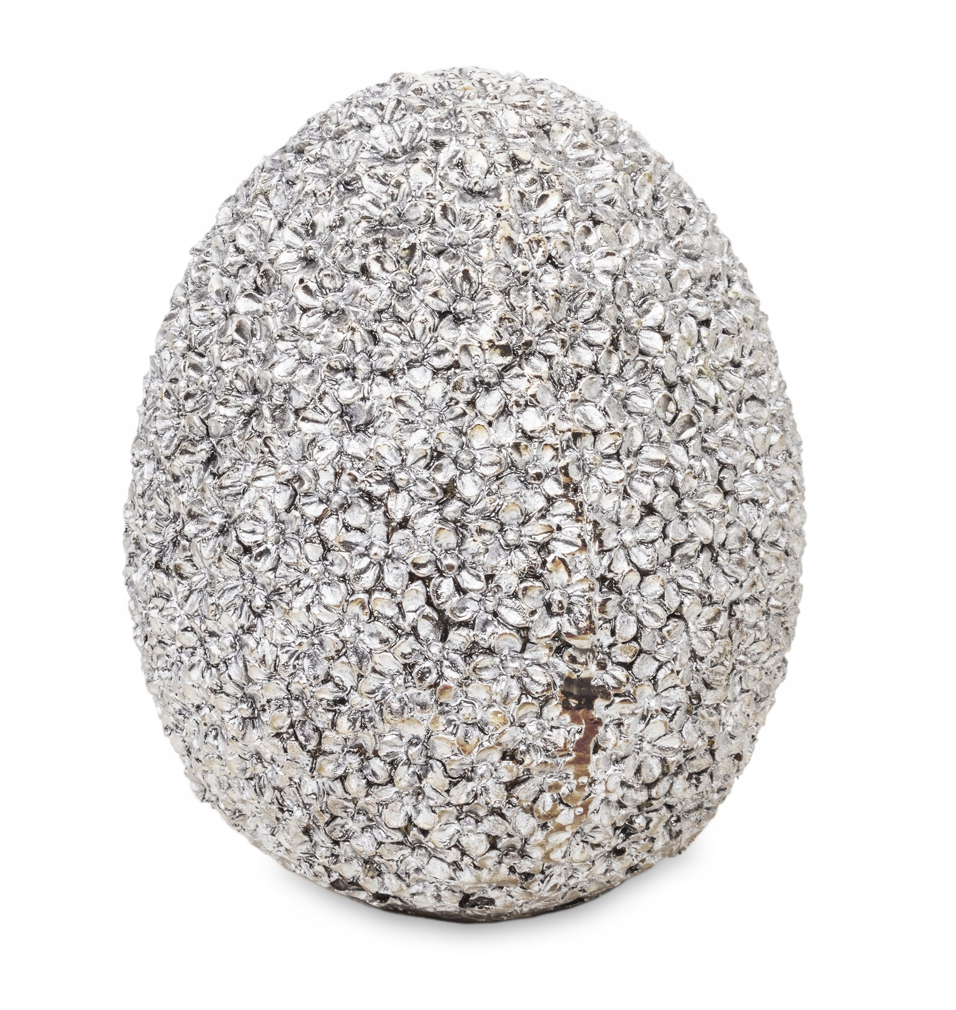 

Jajko w kwiaty figurka srebrny 9,5cm Wielkanoc