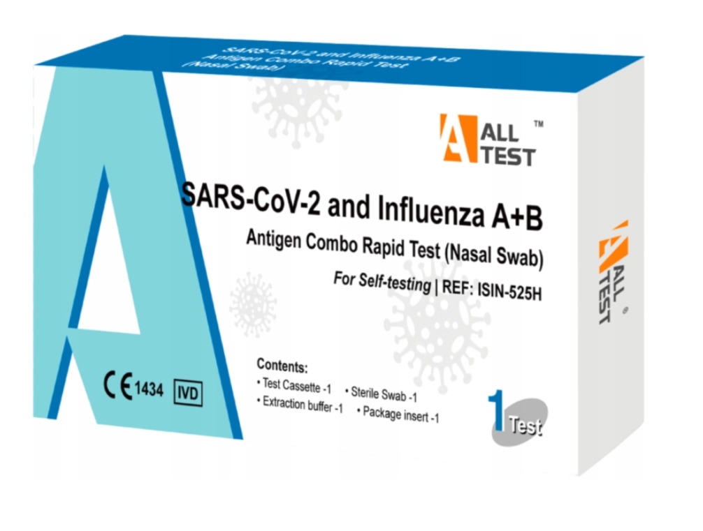 

Test Combo Antygenowy Wymazowy COVID-19 Grypa A+b