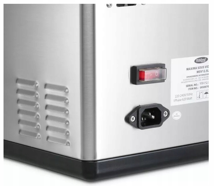 Urządzenie do Gotowania Próżniowego Sous Vide 12.5L 620W Maxima 09500700