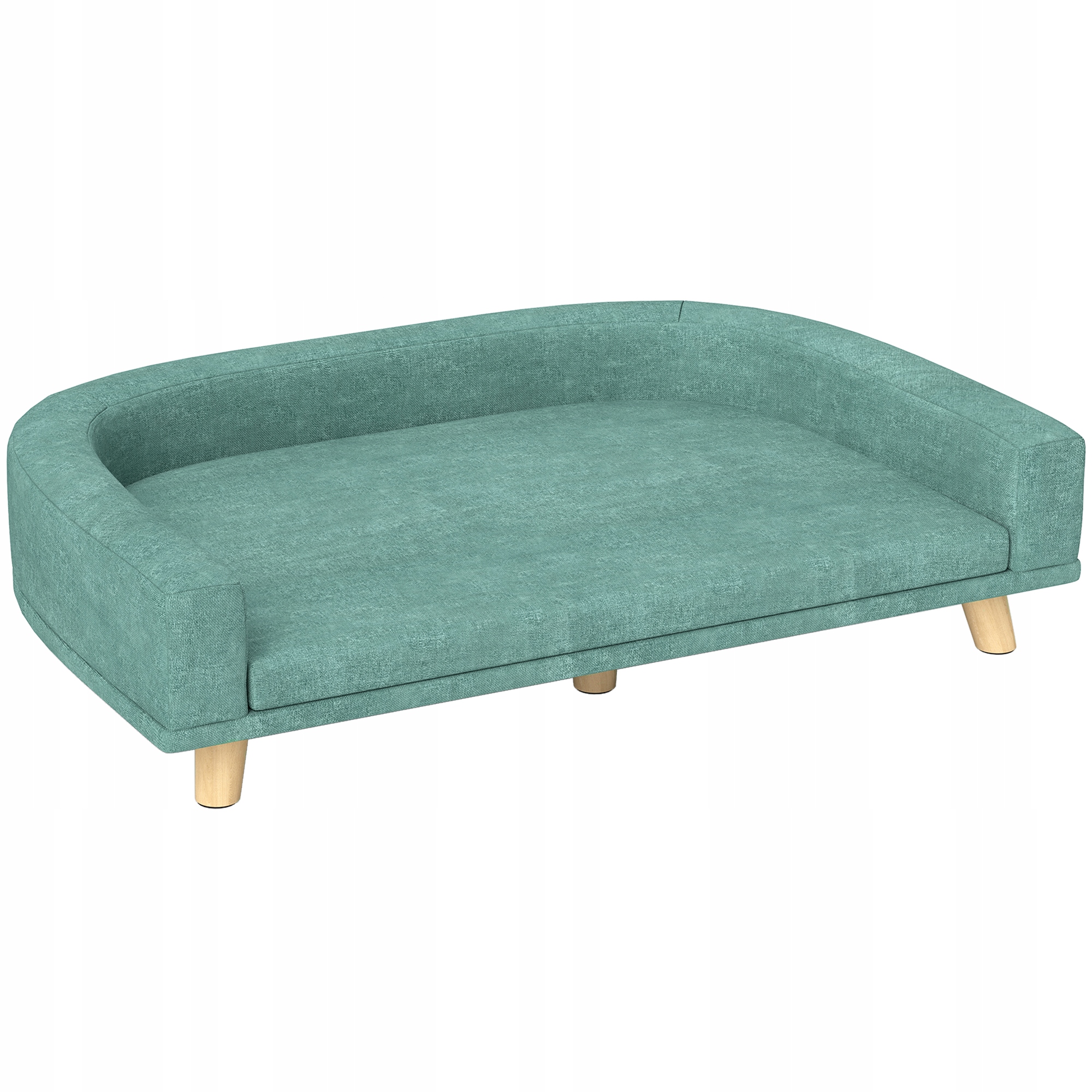 Pohovka pro psy PawHut, zelená, 98x67x25 cm, do 30 kg