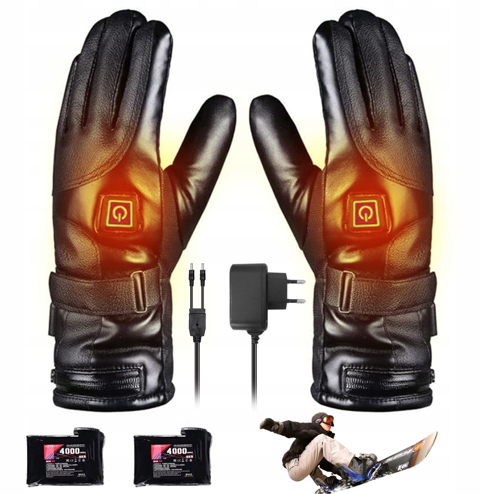 Zimní Rukavice Na Kolo, Koloběžku, Větruodolné, 3 Úrovně Teploty