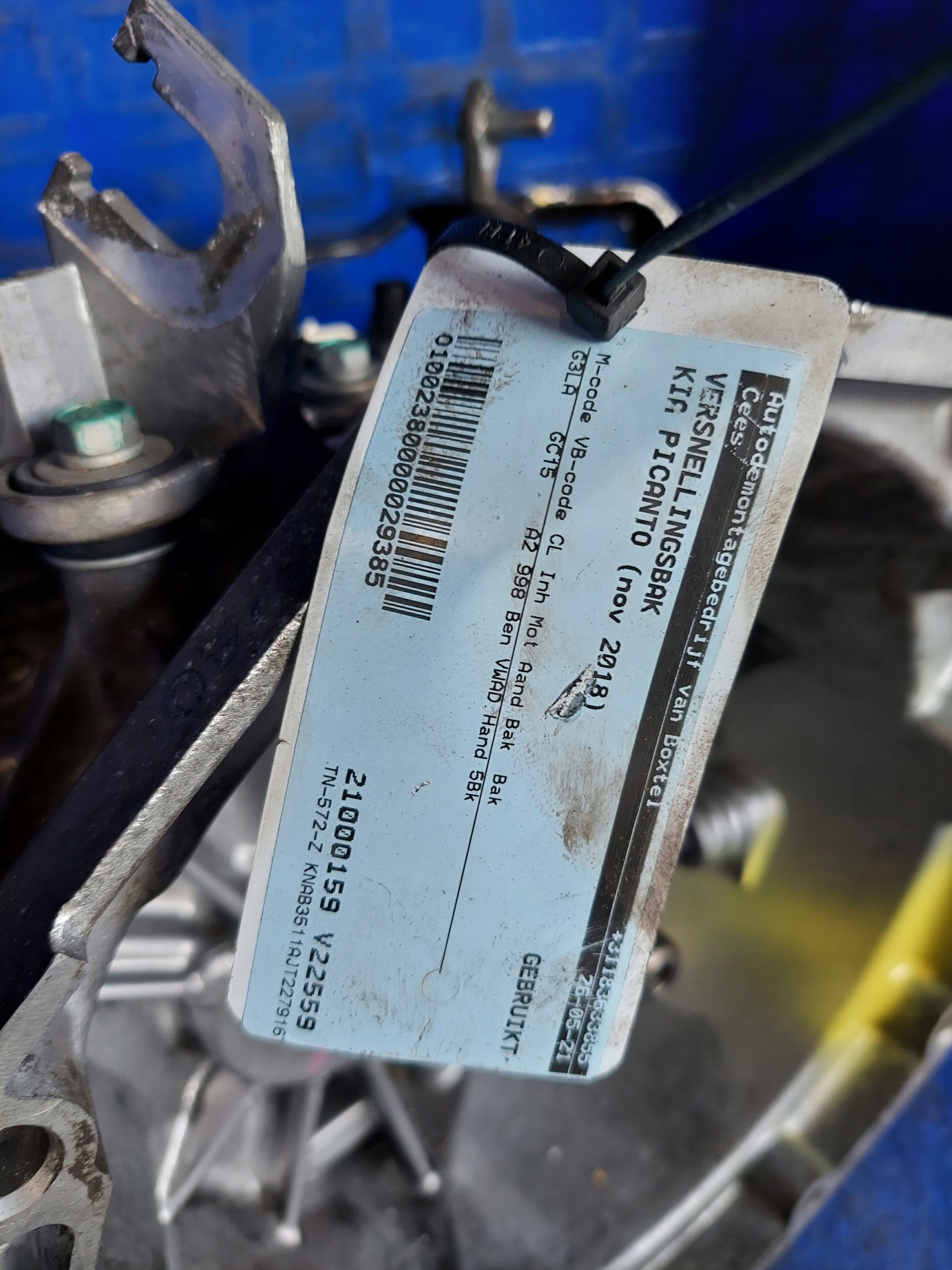 Getriebe PICANTO 2018 R 1.0 B MH2286 Benzin