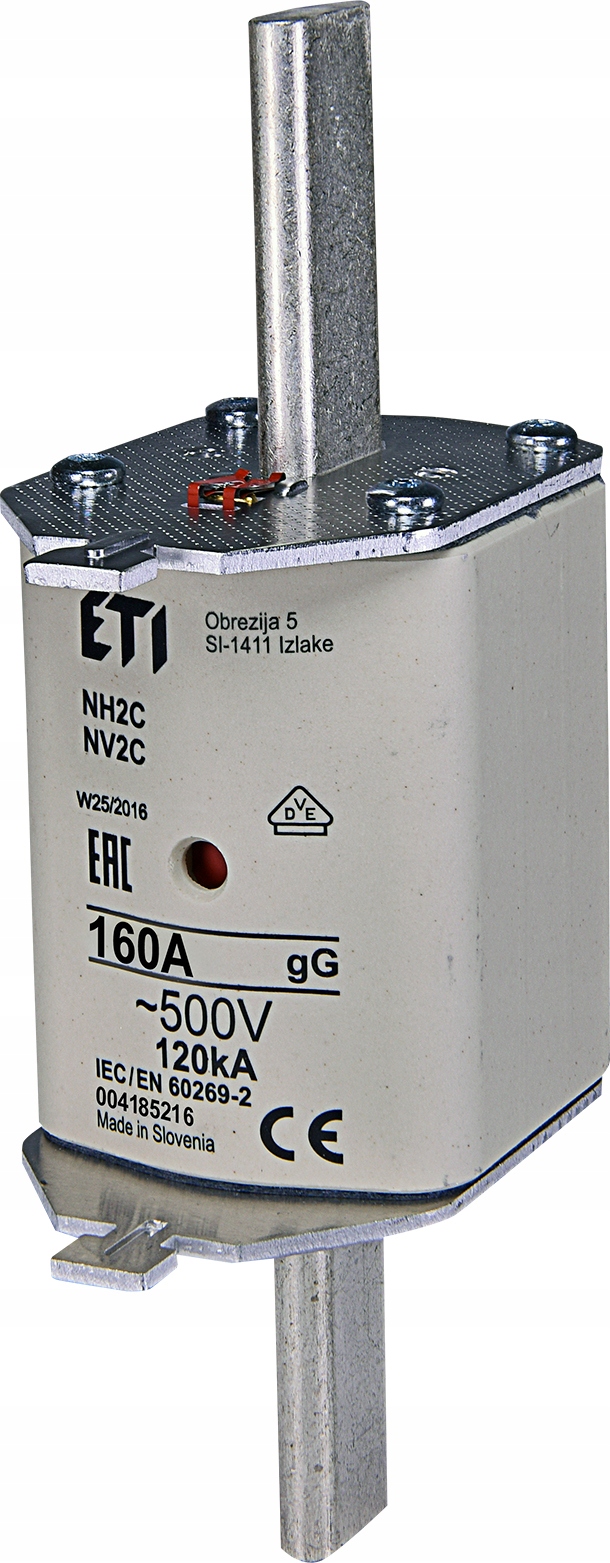 

Wkładka bezpiecznikowa NH2C 160A gG/gL 500V WT-2C