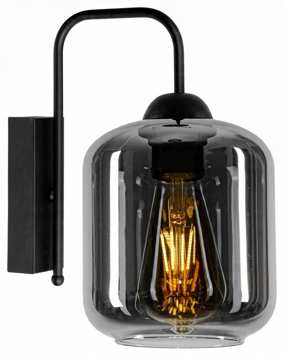 

Szklana Lampa Kinkiet Loft Led Kinkiet Ścienny