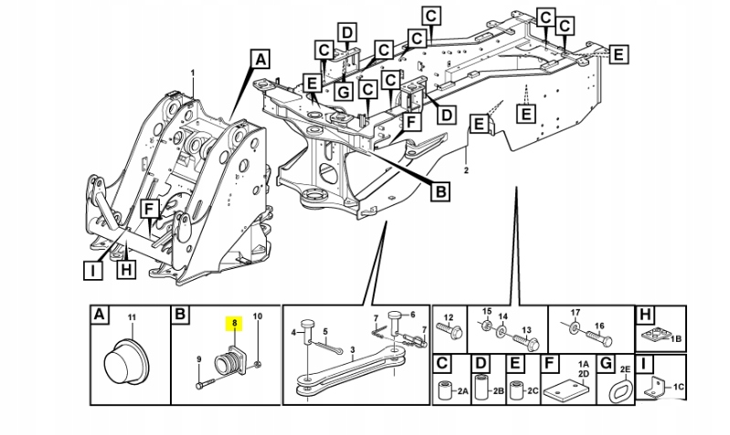 ODBOJNIK SKRETU VOLVO LADOWARKI Machine brand Volvo