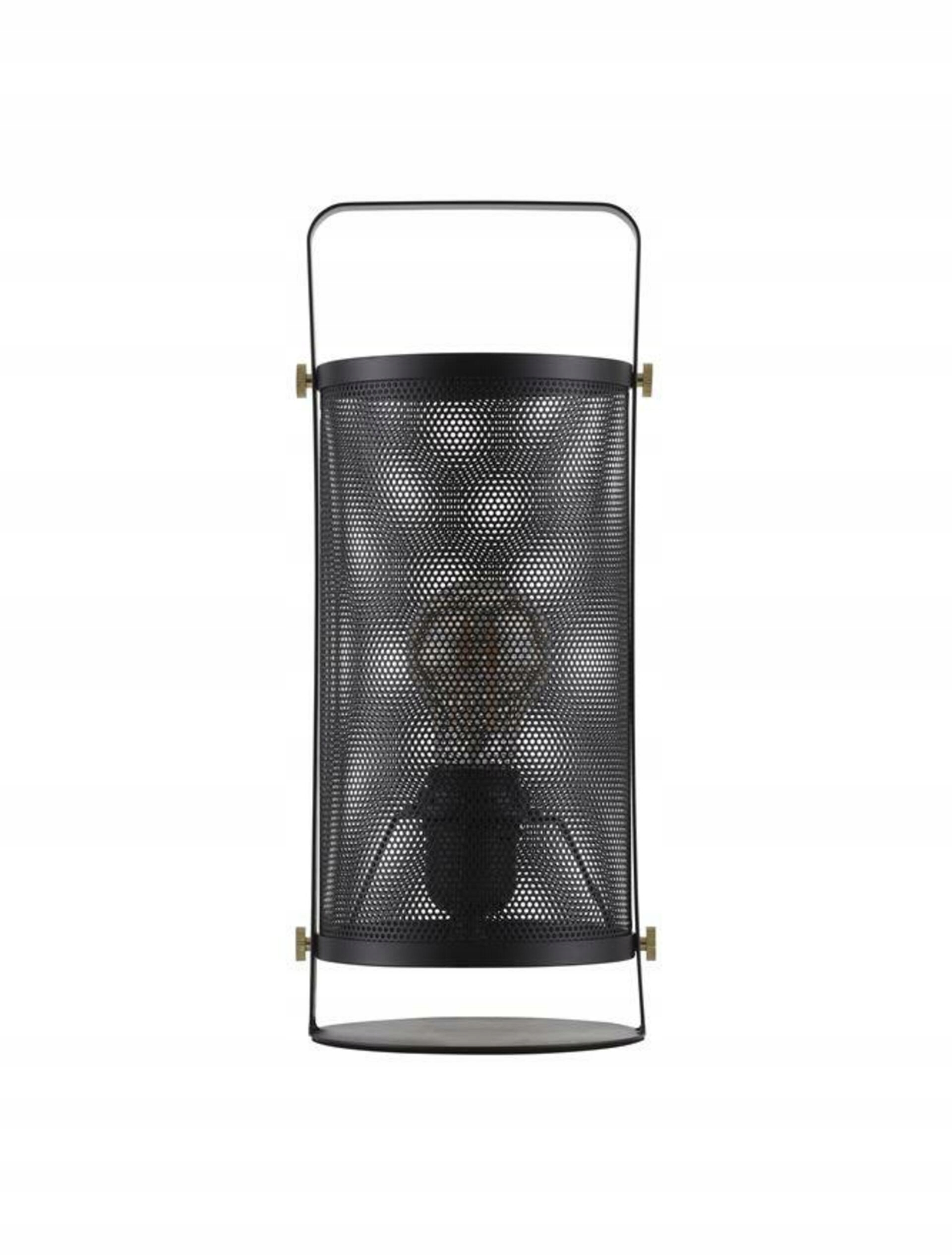 Stolní lampa Nova Luce Ian E27 černá kov 1x12W IP20 340mm