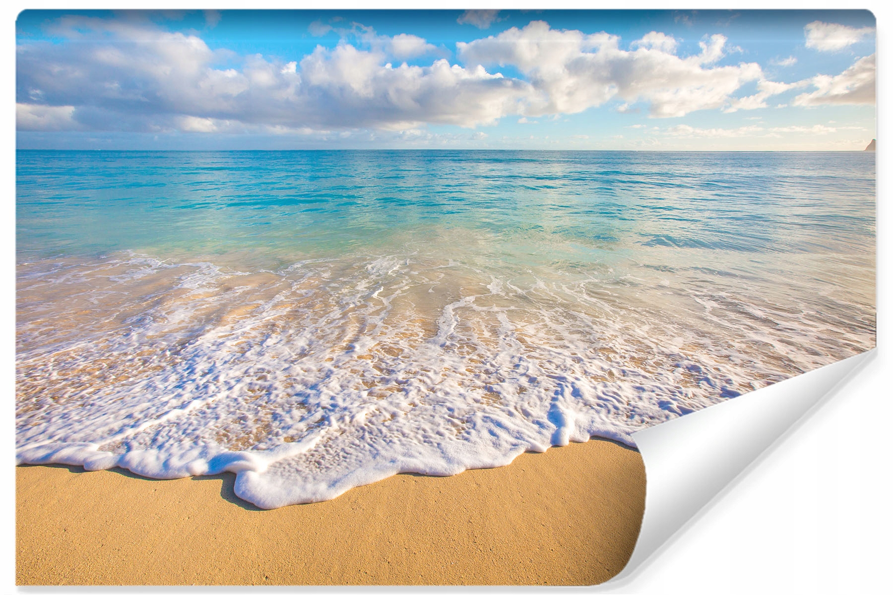 

Fototapeta Do Sypialni Plaża Morze Fale 3D 450x300