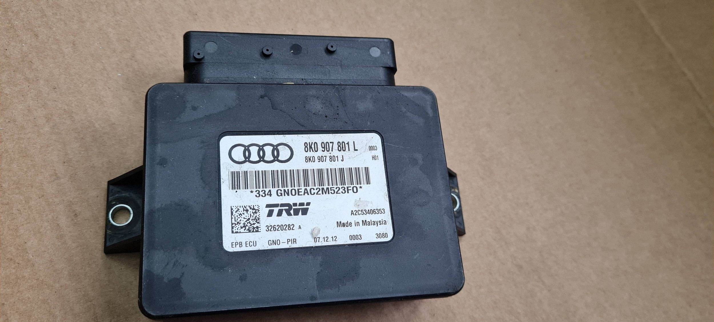 A5 8T LIFT module control unit electric brake 8K0907801L A4 B8 S4 Q5