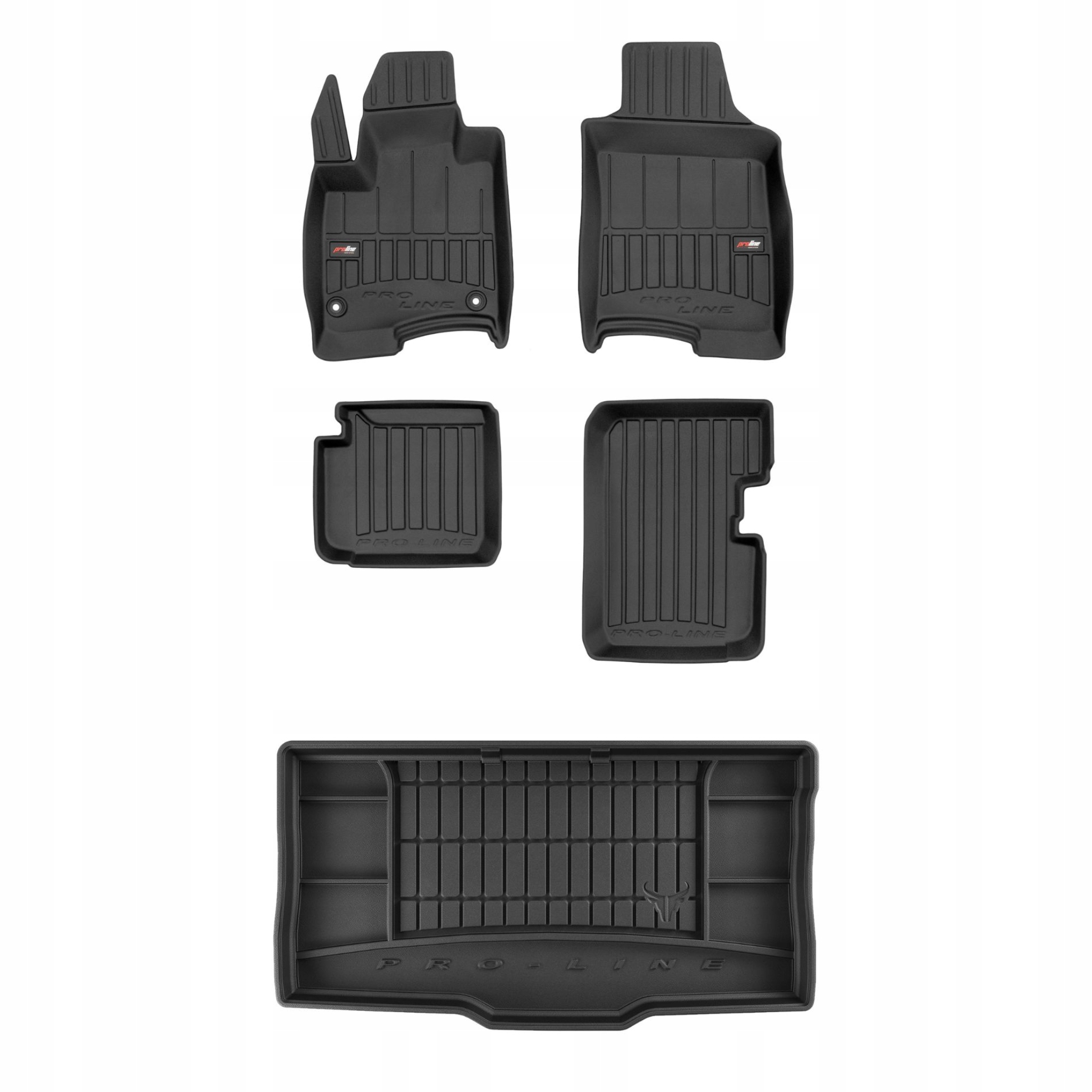 Sada gumových kobercov a rohoží pre Fiat Panda III od roku 2020