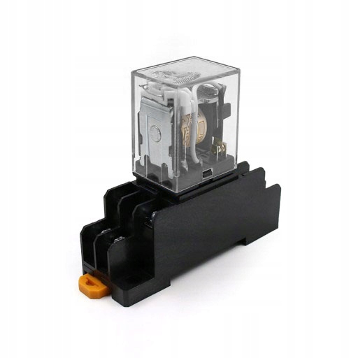 

Przekaźnik z podstawką 12V DC 2x4A 1x8A 1Stycznik
