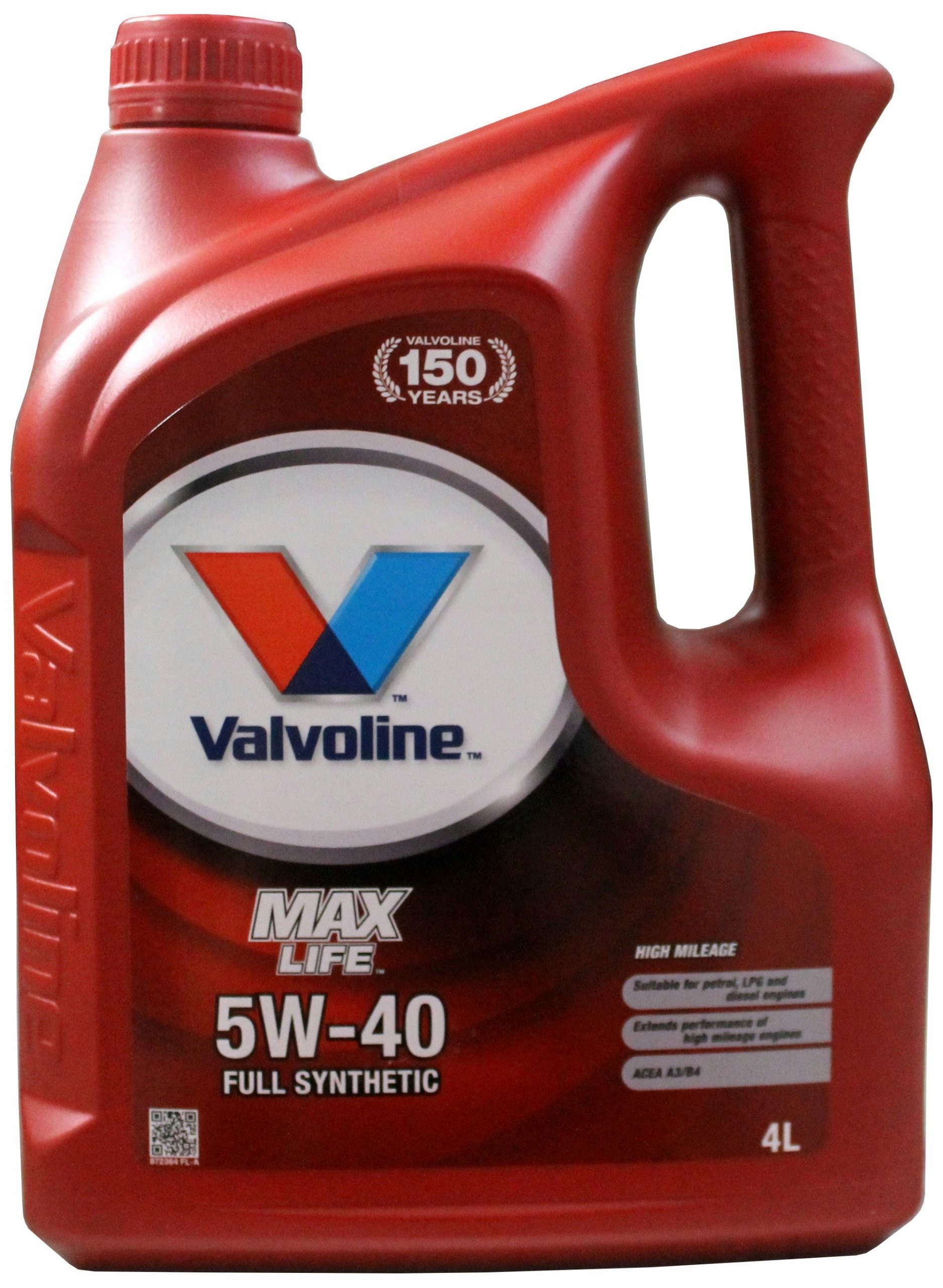 

Olej Valvoline 5W40 Maxlife 4L