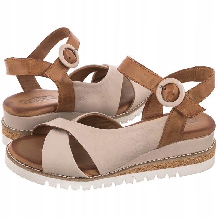 

Buty Damskie Sandały Artiker Beżowe 50C0838