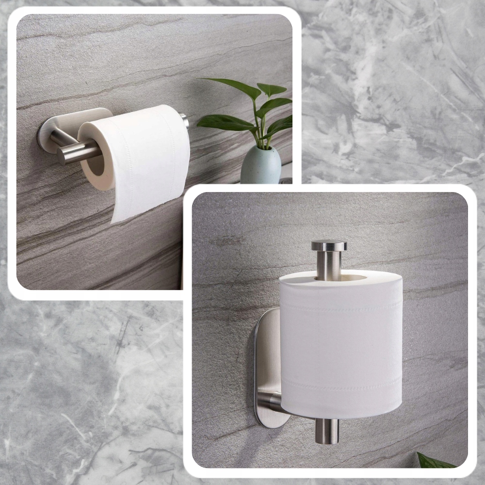 UCHWYT WIESZAK NA PAPIER TOALETOWY SREBRNY Marka Modeus