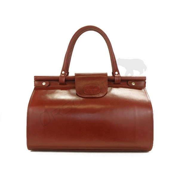 Damski Skórzany Kuferek Lekarski 1239-2 Cechy dodatkowe kieszonka na telefon nóżki ochronne