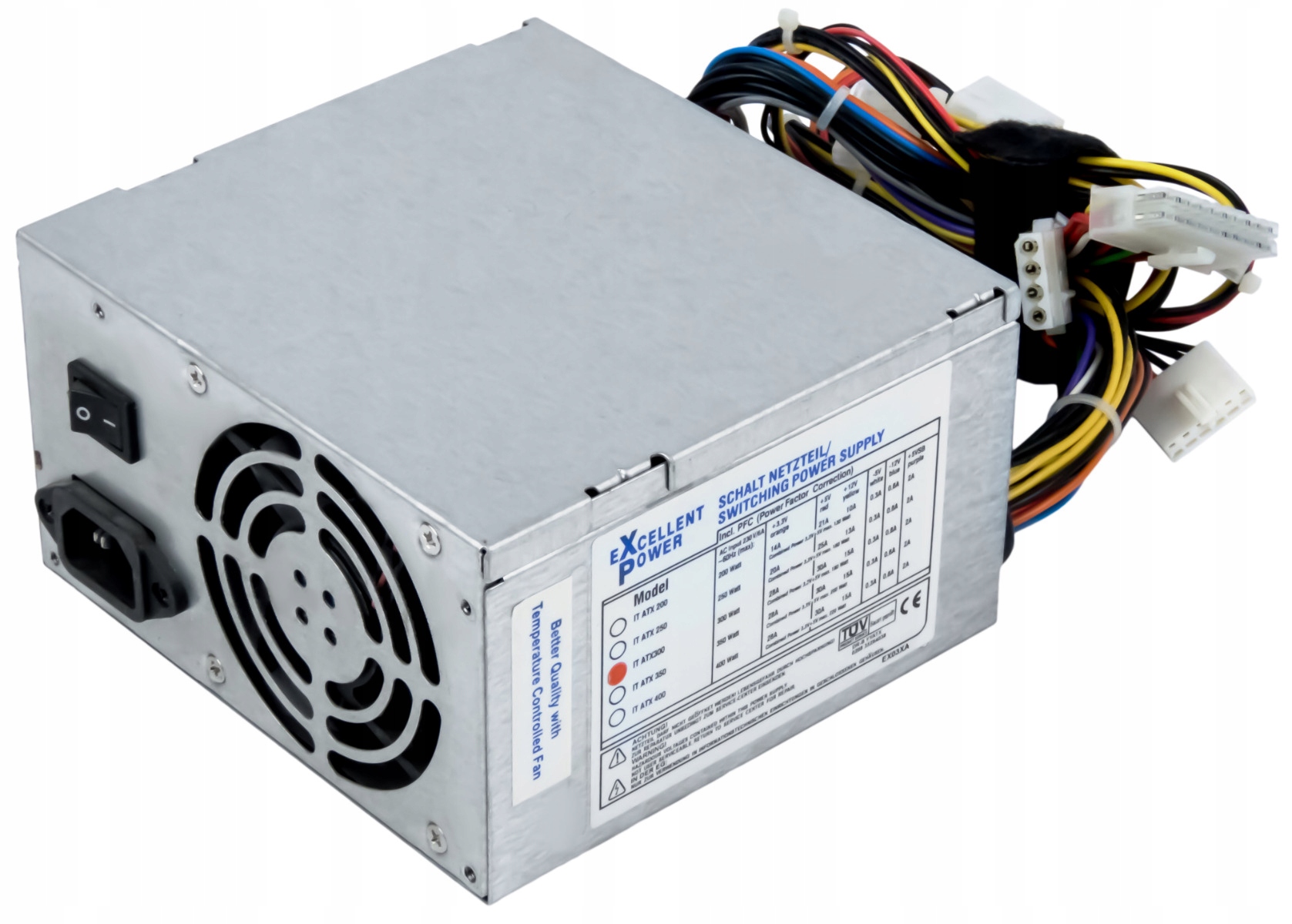 Excellent Power It ATX300 300W Atx 20-PIN Aux Počítačový zdroj