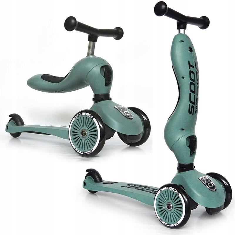 Scoot And Ride Forest ZESTAW HULAJNOGA Jeździk 2w1 + KASK z LED S do M 2-5L Kod producenta ScootandRide_Z8M