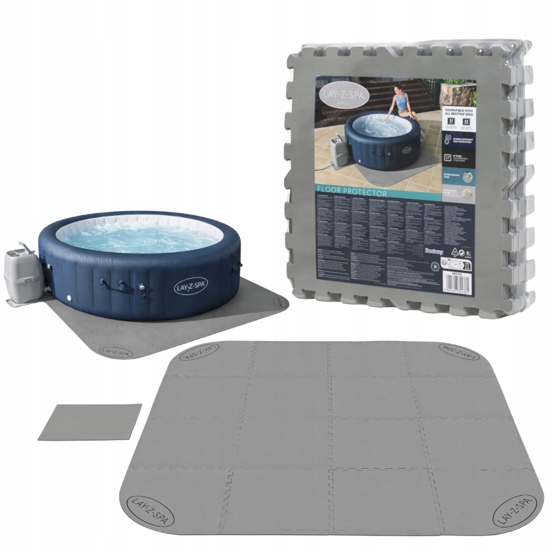 BESTWAY 60334 MATA POD BASEN SPA PIANKOWA 7 SZTUK MATY PODKŁADKA 196X196 CM