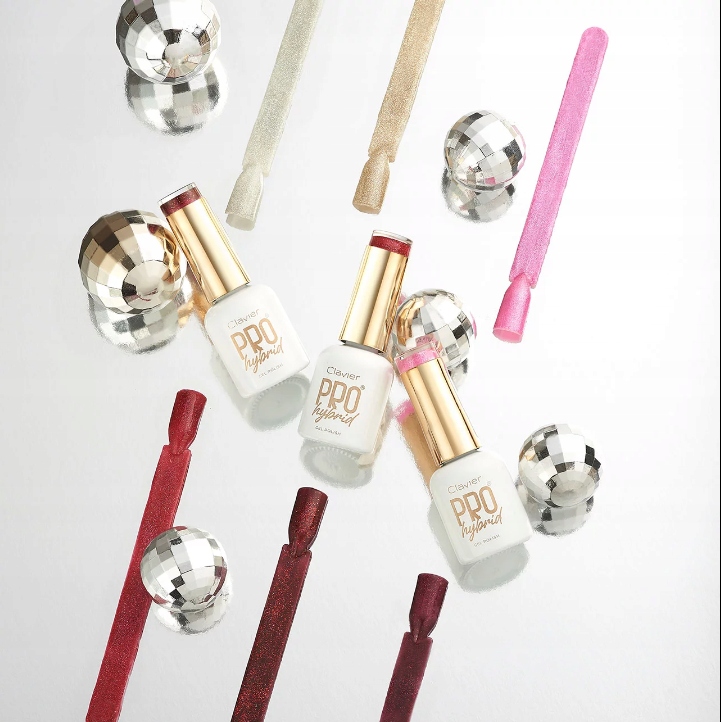 Lakier Hybrydowy Do Paznokci ProHybrid Gold Clavier 8 ml - 018 Marka Clavier