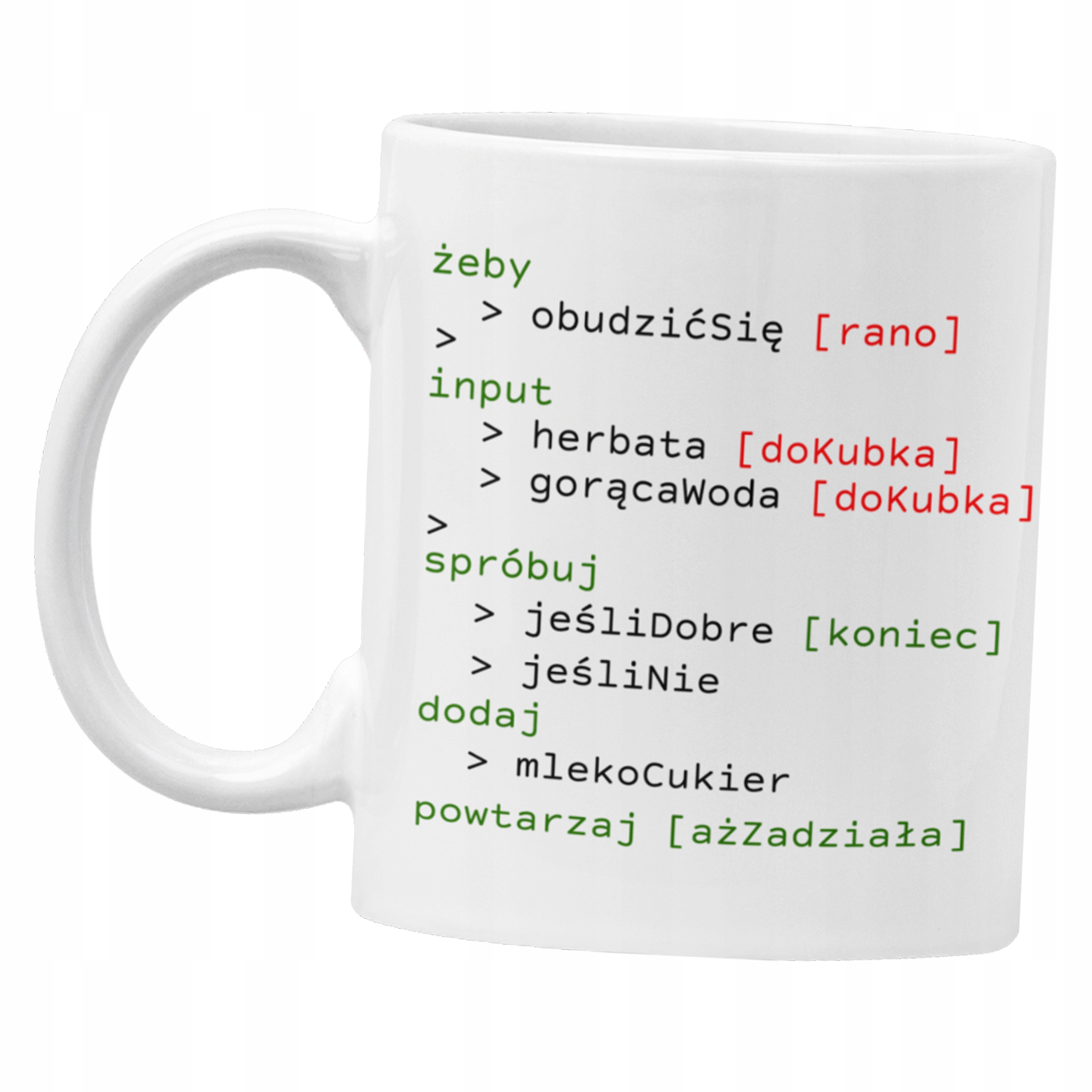 

Kubek Programisty programista informatyka herbata
