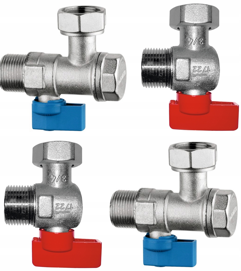 Univerzálna Sada Uhlových Ventilov 1/2"+3/4