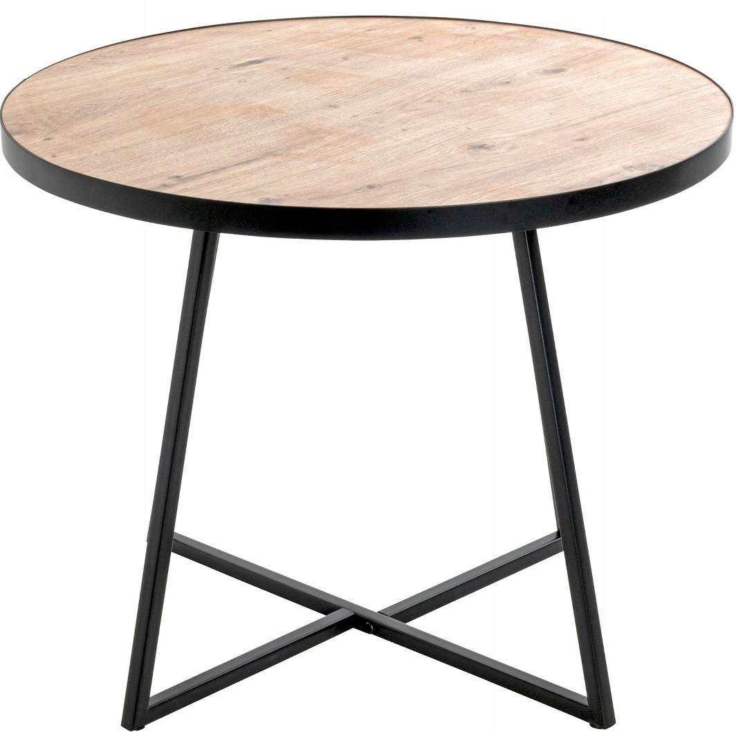 Kávový stolek Haku Furniture Světlý Dub/černá