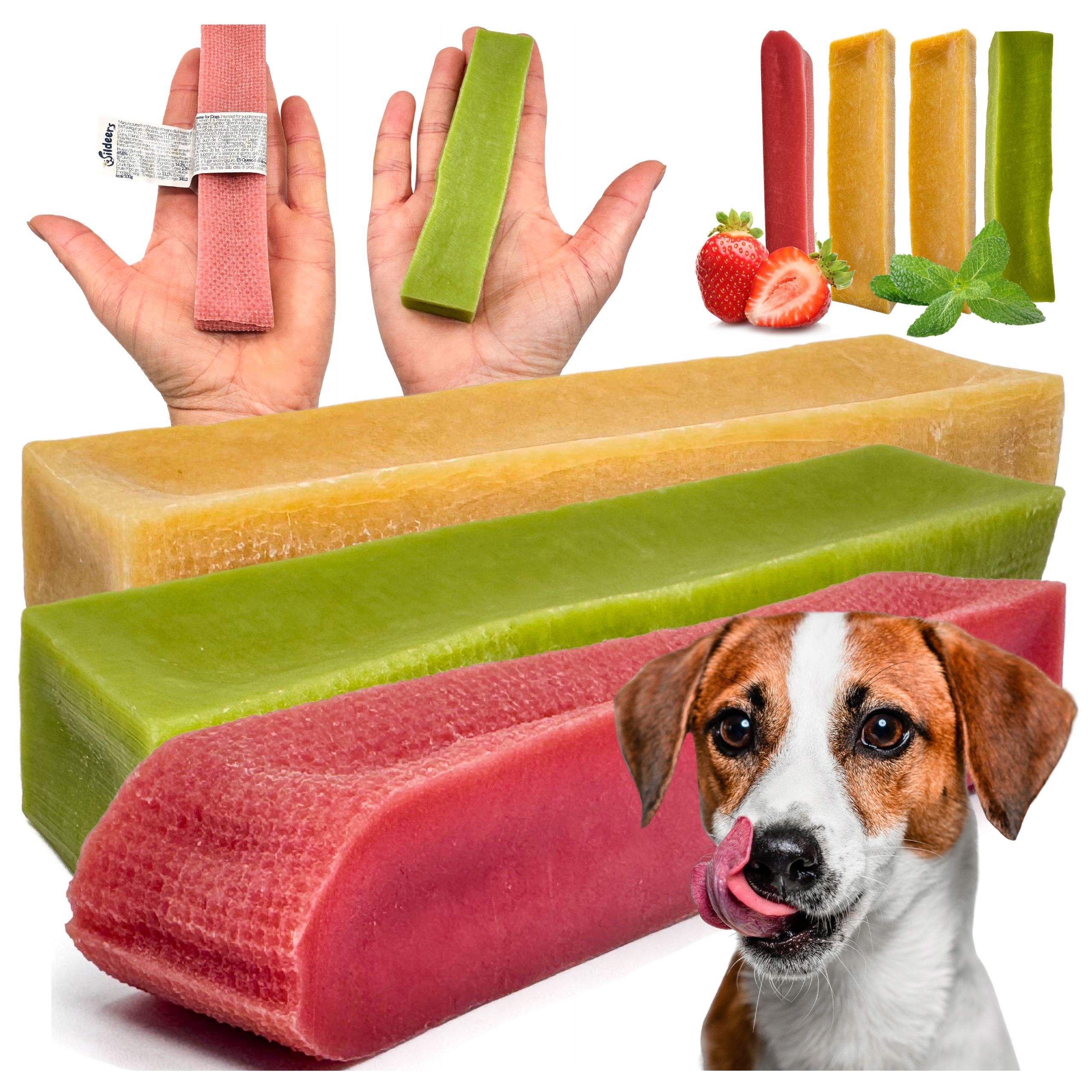 Levně Sada Kousátek Z Himalájského Sýra 2x Přírodní 1x Jahoda 1x Máta M