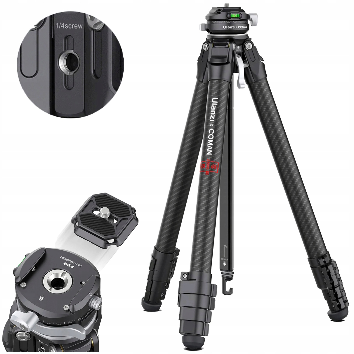 Stativ Tripod Fotografický Ulanzi Zero F38 pro zrcadlovku Nosnost 6 kg
