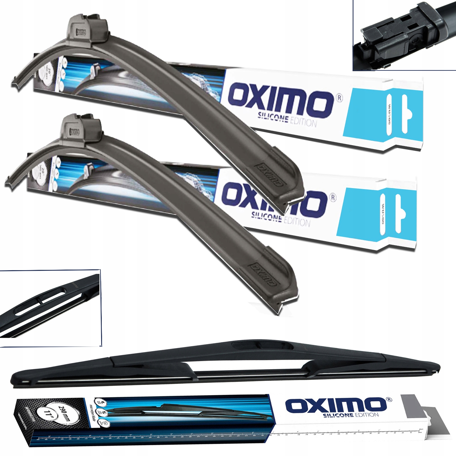 Wycieraczki Przód Tył Opel Meriva (b) od 04.2010-