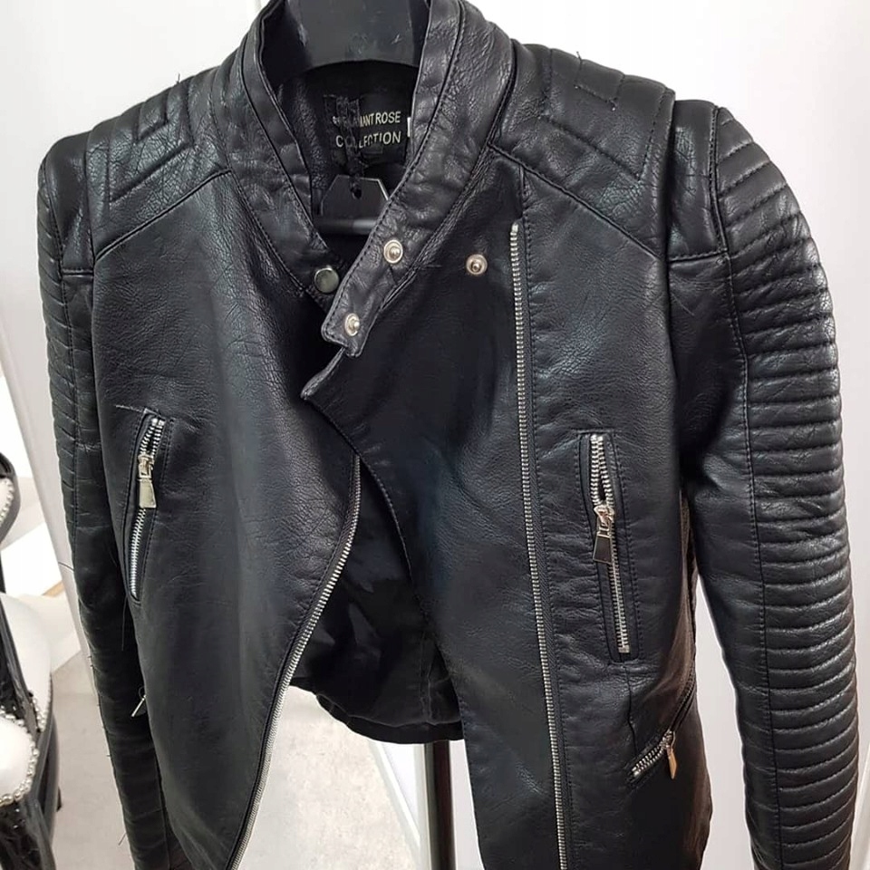 Ramoneska Biker Bunda Přizpůsobená Velikost L-40