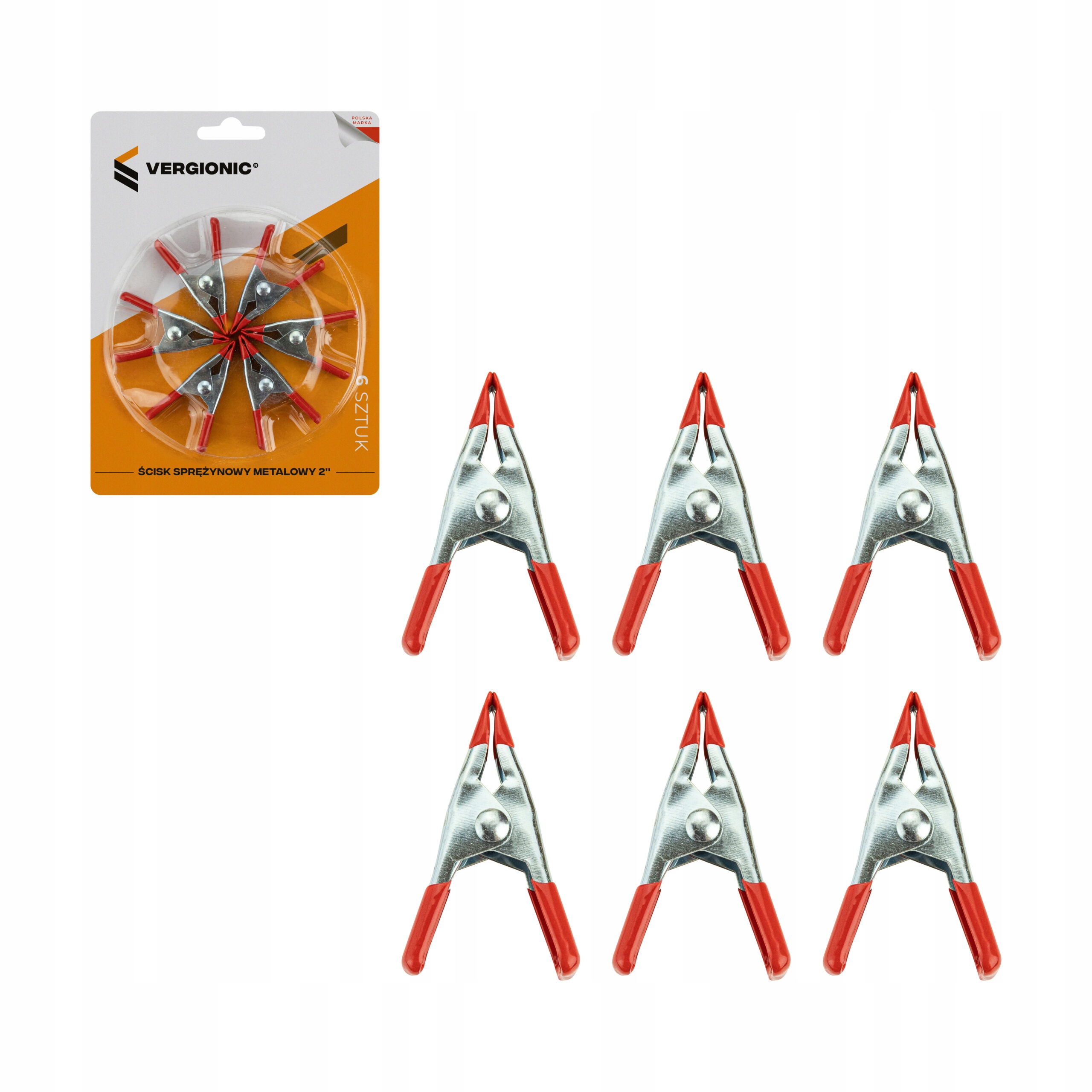 

Ścisk Sprężynowy Zacisk Metalowy Klamra 20 x 18 mm