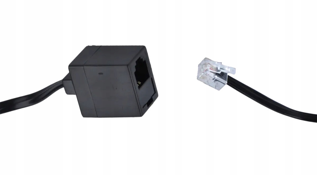 Przyłącze telefon. Wt. Gn. 7M/ czarny Lechpol Electronics