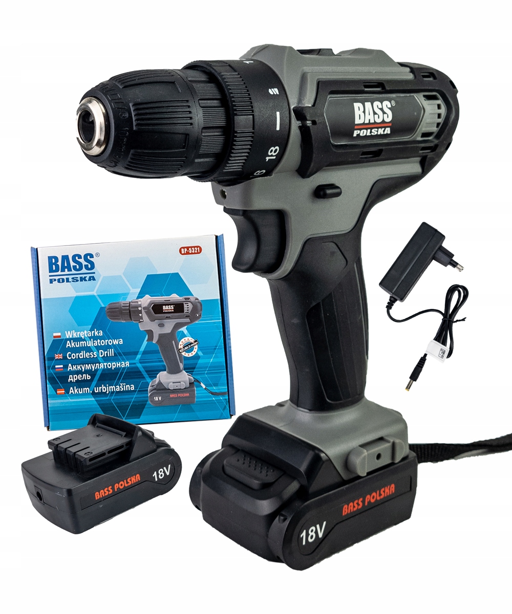 BASS WIERTARKA WKRETARKA AKUMULATOROWA 2 BIEGOWA