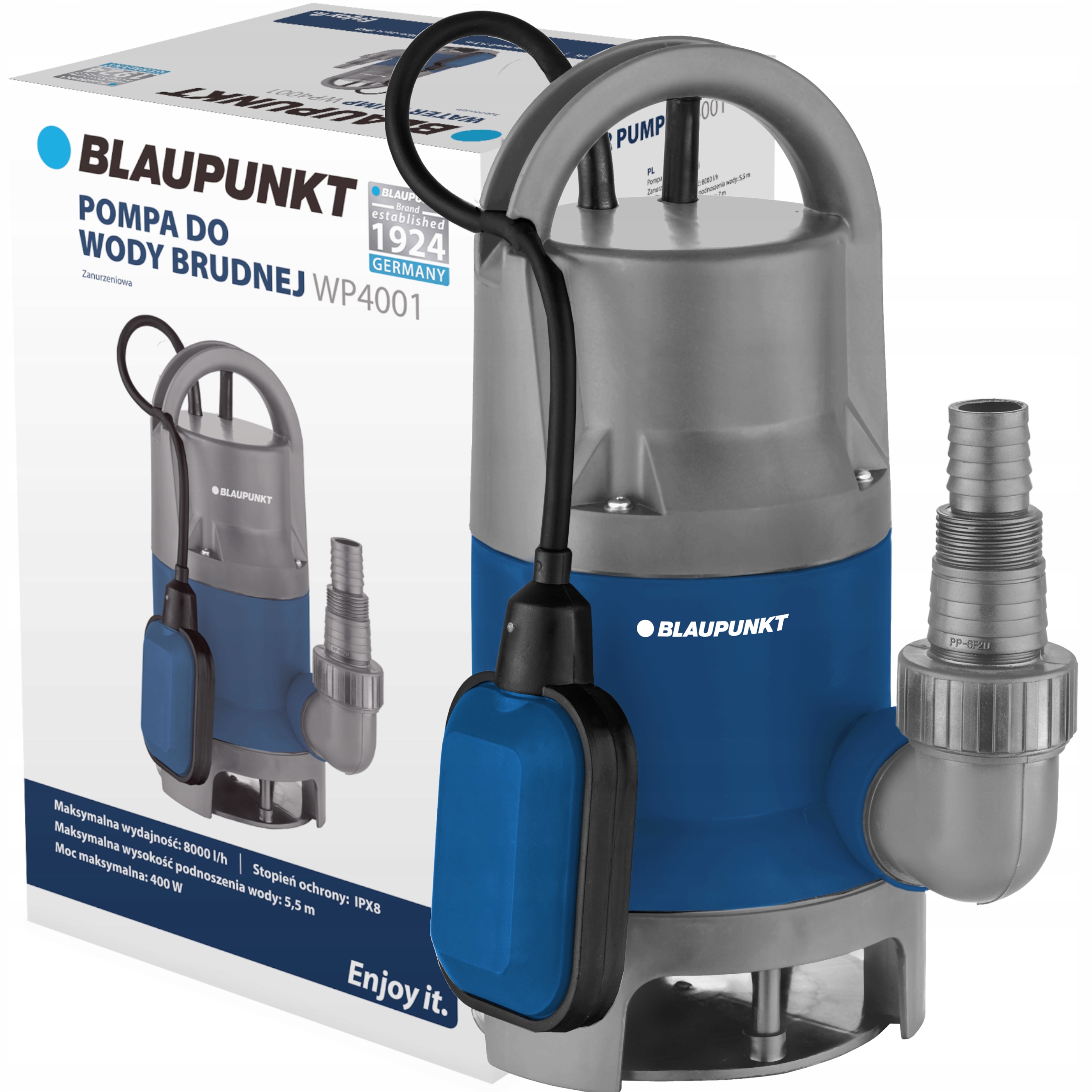 

Pompa Zatapialna Do Wody Brudnej Blaupunkt 400W