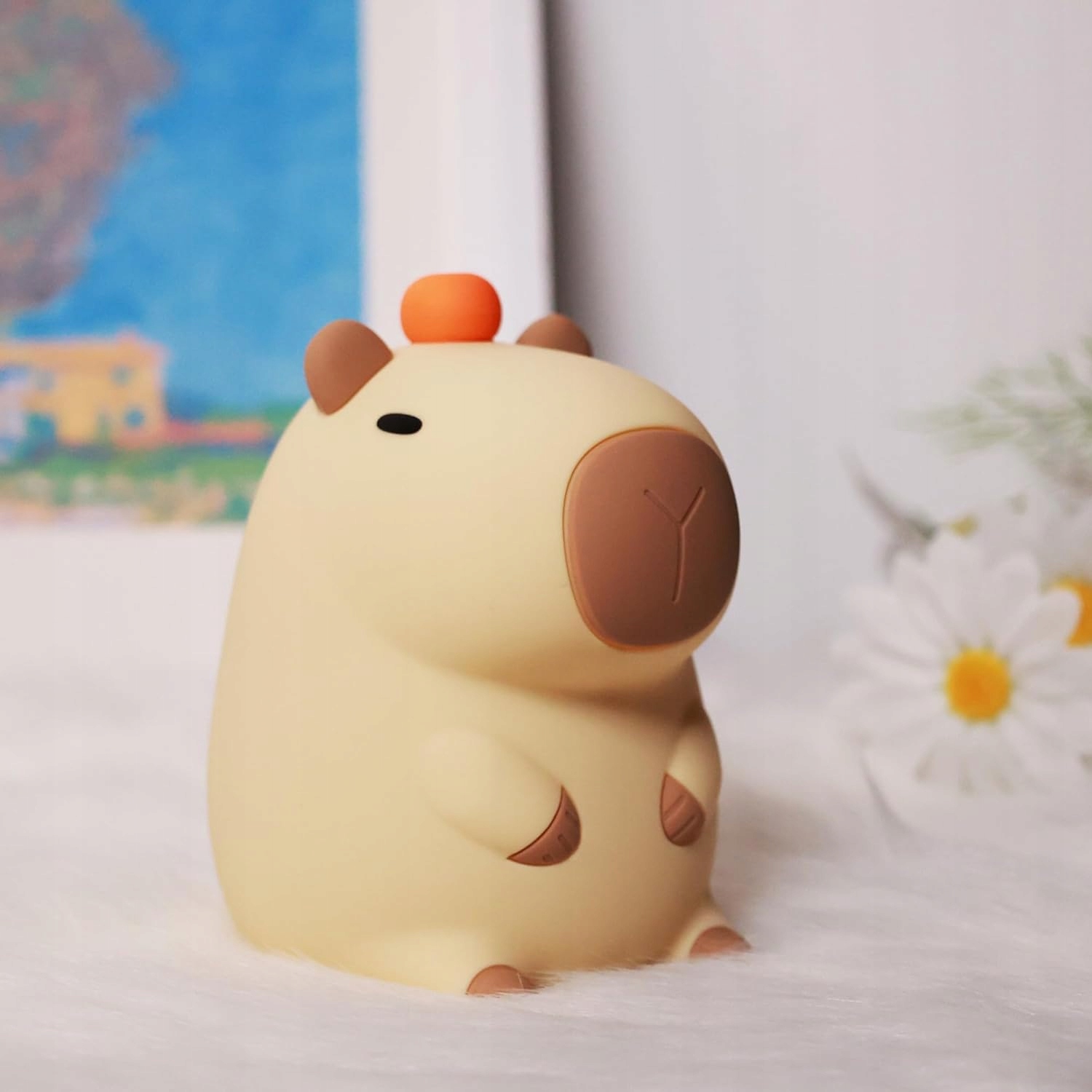 Lampka nocna Silikonowa Kapibara LED Regulowana lampka nocna 1200mAh EAN (GTIN) 889997481876