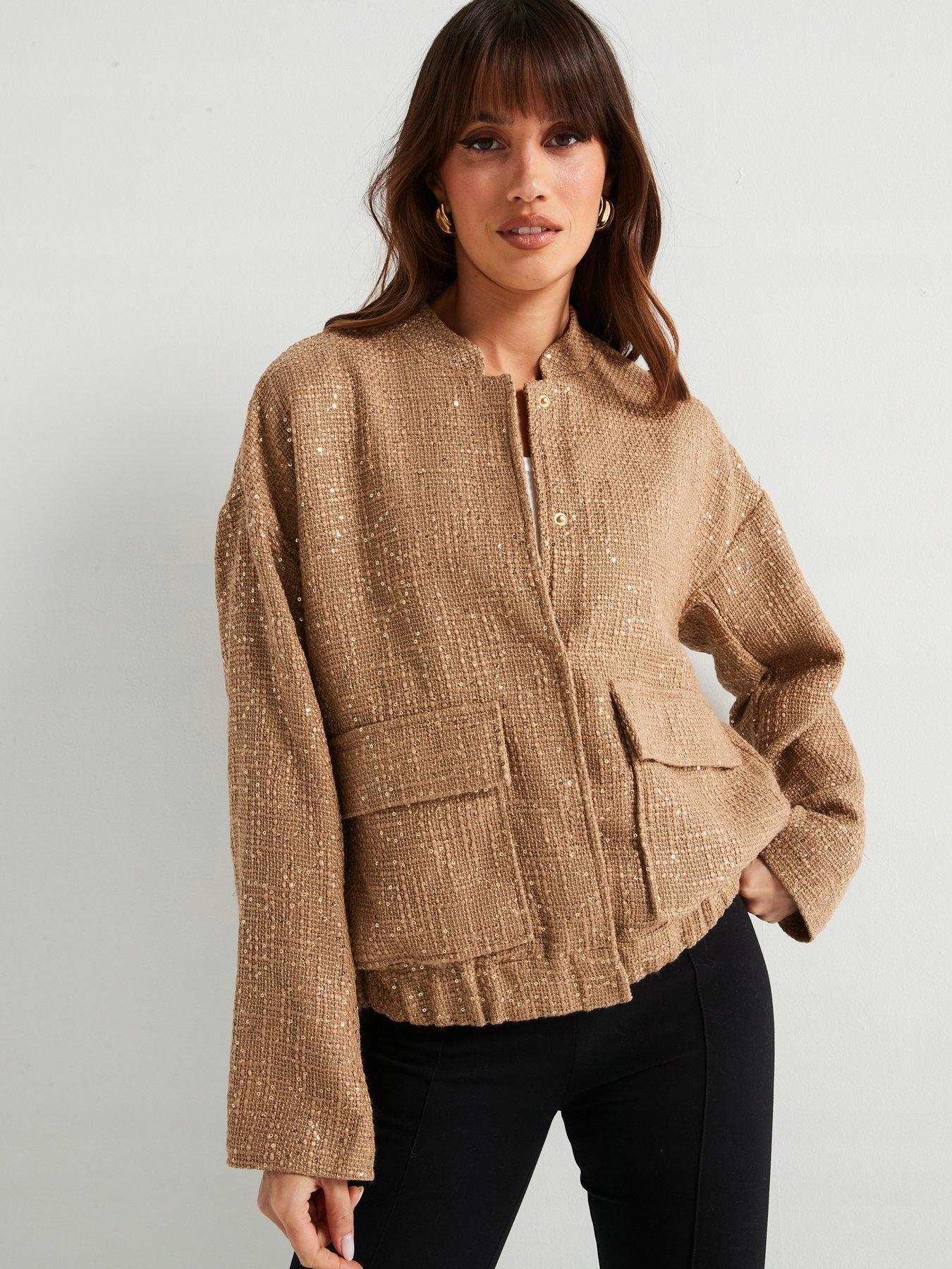 Bunda Typu Bomber S Flitry 40