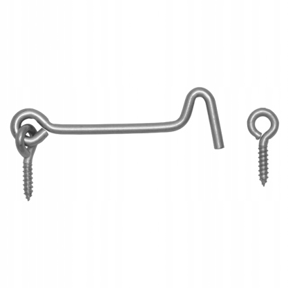 

Haczyk zamykający wkręcany 80mm Srebrny