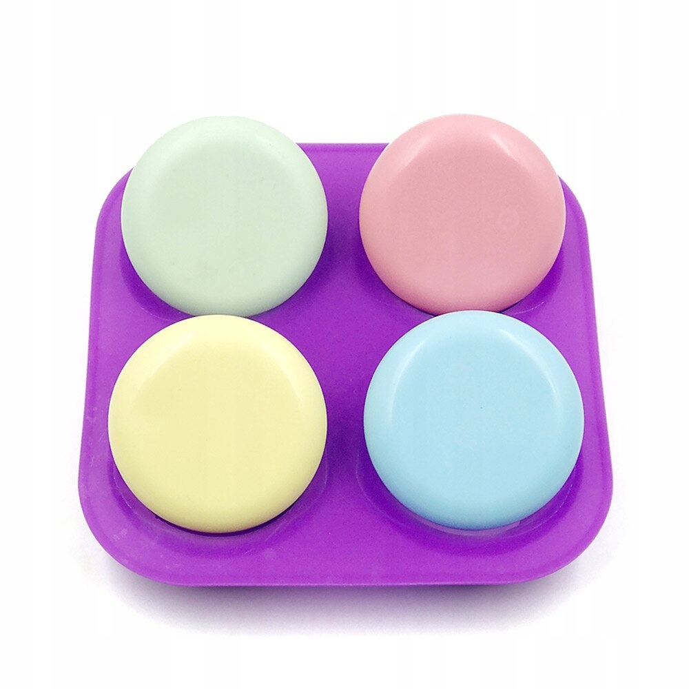 

Forma Silikonowa 4w1 Koła, Owal mydło