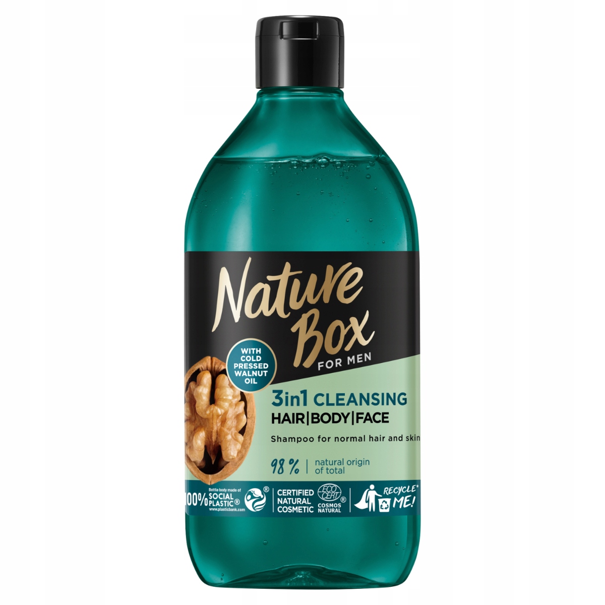 

Nature Box Walnut Oil Szampon z Formułą 3w1