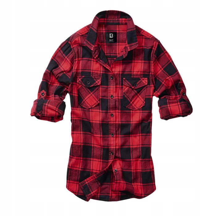 

Brandit Koszula w Kratę Damska Czerwono-Czarna M