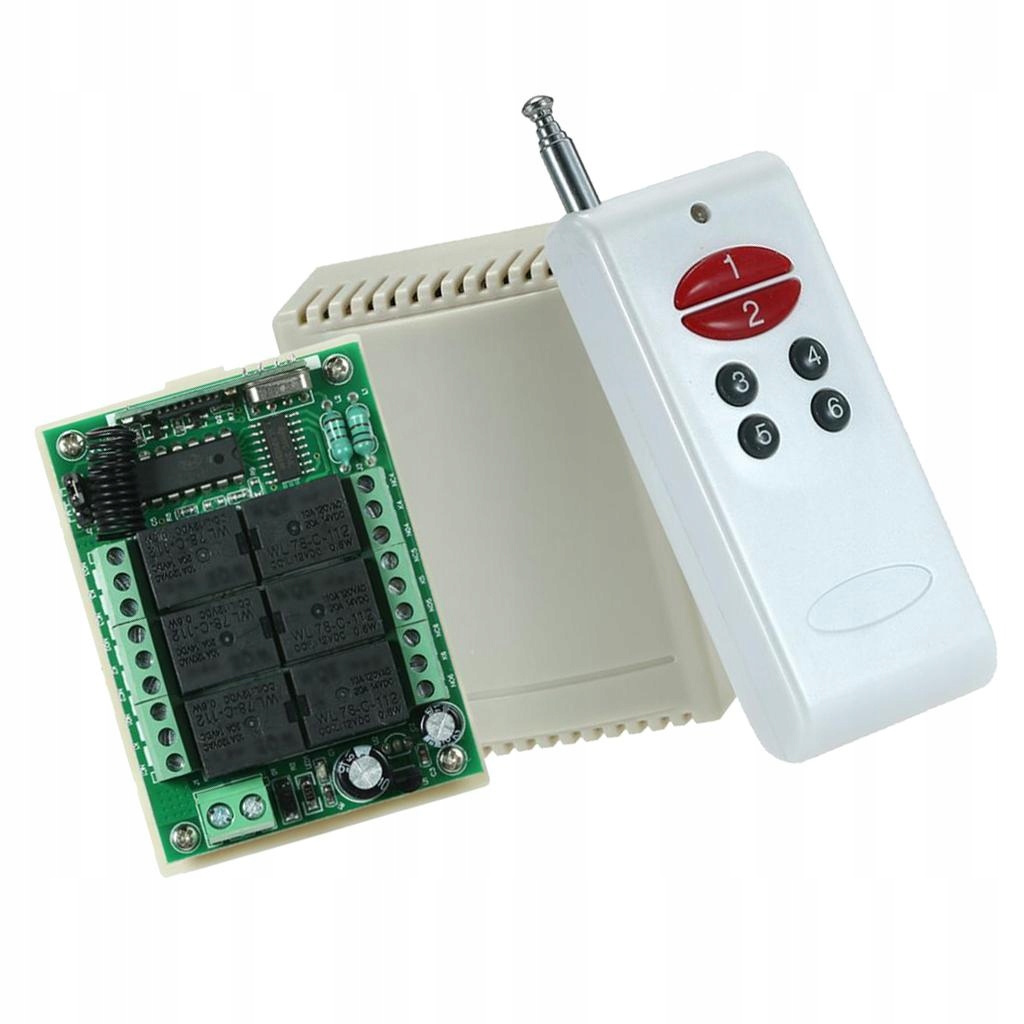 12V 6CH 6 Przekaźnik zdalnego