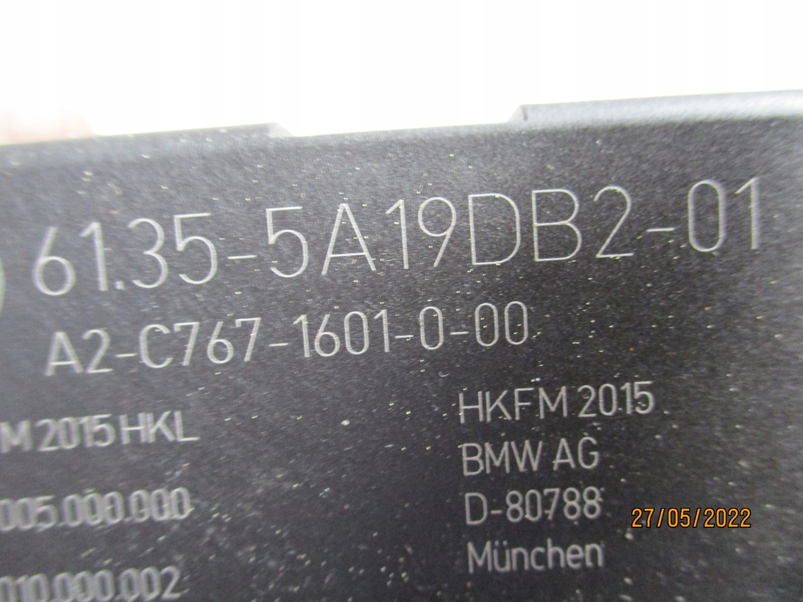 module control unit bonnet BMW G20 G30 G11 5A19DB2