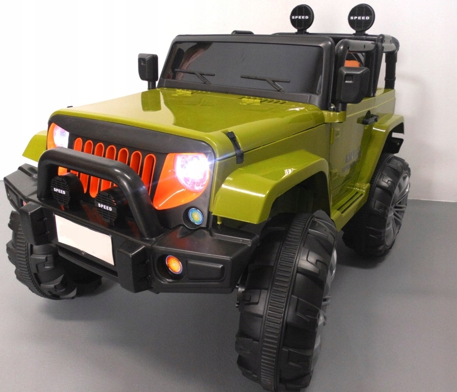 JEEP RAPTOR AUTO 4X4 ЭЛЕКТРИЧЕСКИЙ + ПУЛЬТ ДУ ПРОИЗВОДИТЕЛЯ Code Car Jeep Jedzik Terrain Quad motor 4 двигателя Ranger